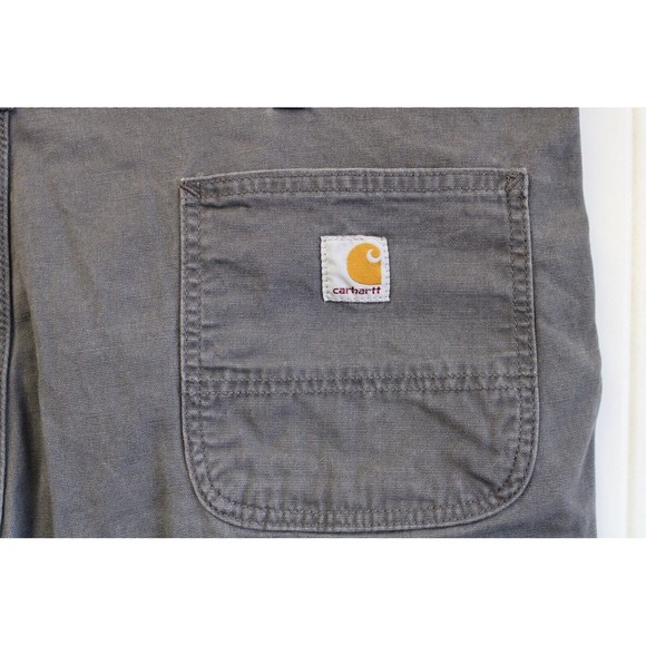 Carhartt Mens‎ Size 42 10" Rugged Flex Rigby Shorts Gray Pockets - Picture 7 of 7